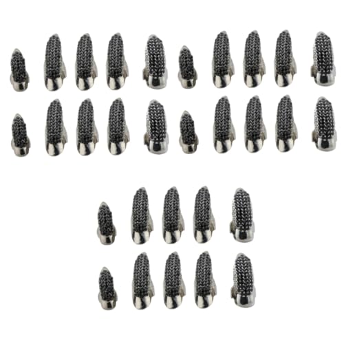Healvian 3 Sätze Gothic Punk Krallen Fingerringe Teilig Für Cosplay Halloween Kostümpartys Mit Funkelnden Kristallakzenten 10 Stück * 3 von Healvian
