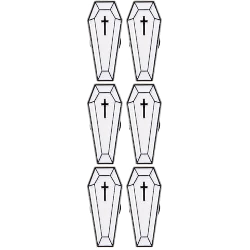 Healvian 3 Sätze Halloween Broschen Kreative Grab Brosche Für Männer Trendige Kostüm Accessoires Cartoons Und Gothic Design Für Halloween Dekoration 2 Stück * 3 von Healvian