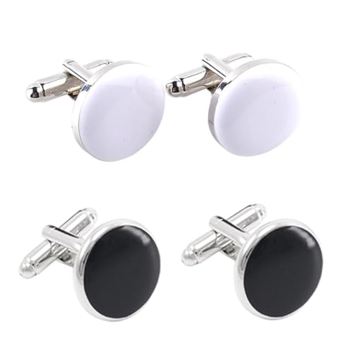 Healvian 3 Sätze Herren Manschettenknöpfe Legierung Im Französischen Cufflinks Für Anlässe Langlebige Hemdknöpfe Für Festlichkeiten 2 Paare * 3 von Healvian
