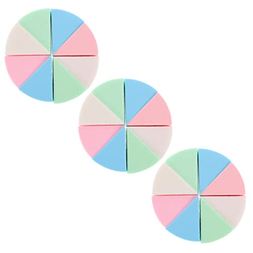 Healvian 3sätze Keilförmige Make-up-schwämme Für Damen Foundation-blender-schwamm Make-up-schwamm-tools Kleine Schwämme Für Nass Und Trockenanwendung von Healvian