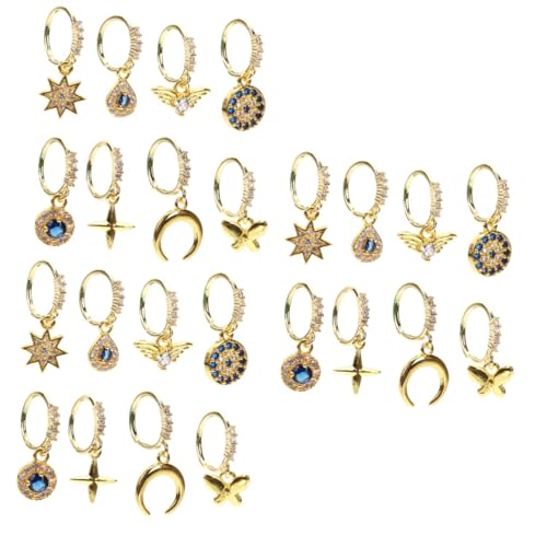 Healvian 3 Sätze Nasenring -nagel -nagel -set Ohrringe Deko Nasenring Nicht Piercing Nasenringe Reifen Clip-on-nasenringe Für Frauen Ohne Piercing Nasenringreifen Legierung 8 Stück * 3 von Healvian