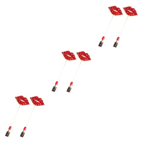 Healvian 3 Sätze Öltropfen Brosche Ästhetische Anstecknadel Kleiderabzeichen Anstecknadel Getönte Anstecknadel Lippen Damen Weißer Schal Clip Rucksack Anstecknadel 2 Stück * 3 Healvian 3 Sätze Öltropfen Brosche Ästhetische Anstecknadel Kleiderabzeichen Anstecknadel Getönte Anstecknadel Lippen Damen Weißer Schal Clip Rucksack Anstecknadel 2 Stück * 3 von Healvian