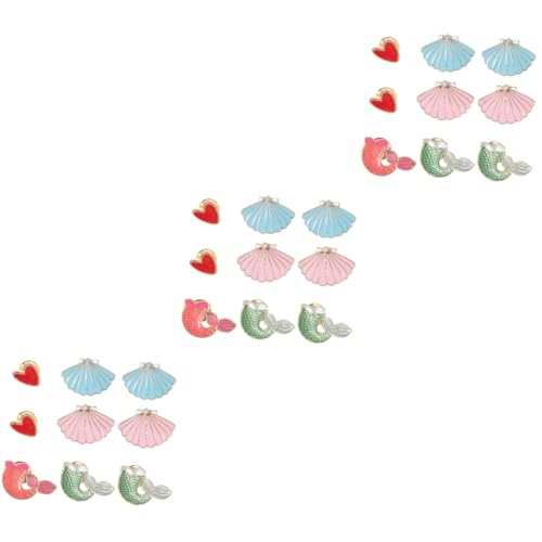 Healvian 3 Sätze Teiliges Cartoon Haarschmuck Kreative Brosche Für Damen Vielseitiger Brustpin Für Kleidung Taschen Hüte Schals Für Besondere Anlässe Freizeitgestaltung 9 Stück * 3 von Healvian