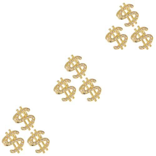 Healvian 3 Sätze Teiliges Goldene Fingerringe Für Damen Einzigartige Dekoration Für Partys Aufführungen Und Besondere Anlässe Für An Frauen 3 Stück * 3 von Healvian