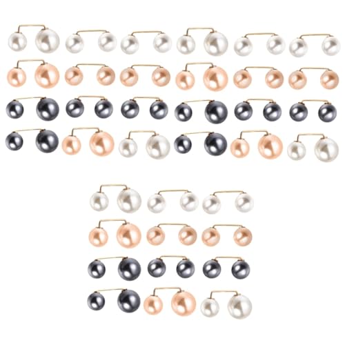 Healvian 3 Sätze Teiliges Sicherheitsbroschen Mit Perlen Praktische Und Kreative Brosche Für Damen Vielseitig Einsetzbar Für Stilvolle Accessoires Für Outfits 12 Stück * 3 von Healvian