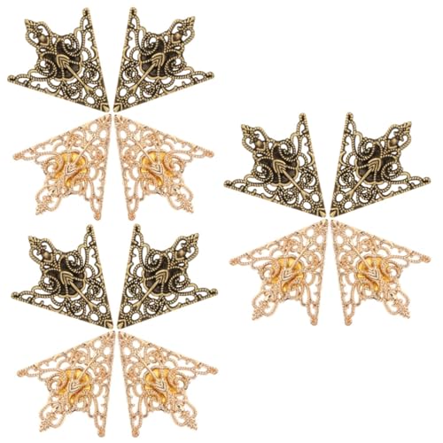 Healvian 3 Sätze Teiliges Vintage Broschen Klassischer Kragenverschluss Eleganter Triangel Brooch Für Kleidung Accessoires Für Hochzeiten Partys 4 Stück * 3 von Healvian