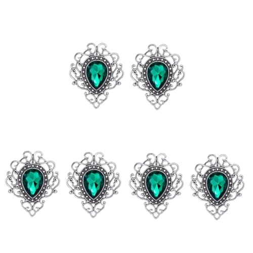Healvian 3 Sätze Vintage Broschen Teiliges Grünes Edelstein Broschen Pin Für Hochzeiten Partys Und Alltagsmode Für Damenbekleidung Und 2 Stück * 3 von Healvian