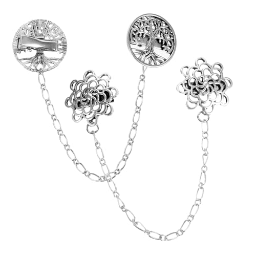 Healvian 3 Sätze Vintage Kleiderkragen Clips Cardigan Clips Langlebigem Legierungsmaterial Dekorative Broschen Für Mode Für Familie Freunde 2 Stück * 3 von Healvian