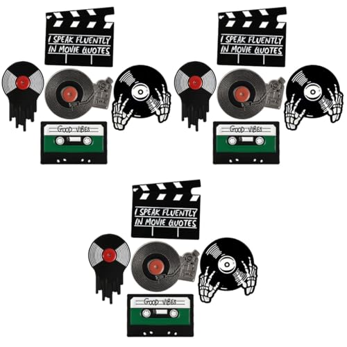 Healvian 3 Sätze Vintage Magnetische Brosche Für Frauen Teiliges Hochwertigem Metall Vielseitiges Kleidung Zubehör Für Und Anlässe Wie Weihnachten Und Hochzeiten 5 Stück * 3 von Healvian