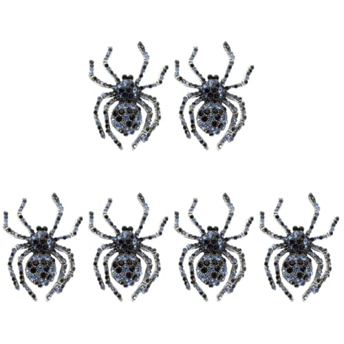 Healvian 3 Sätze Vintage Spider Brosche Mit Rhinestone Für Halloween Anstecknadel Für Männer Und Frauen Stilvolle Spinnenbrosche Für Kleidung Und Accessoires 2 Stück * 3 von Healvian