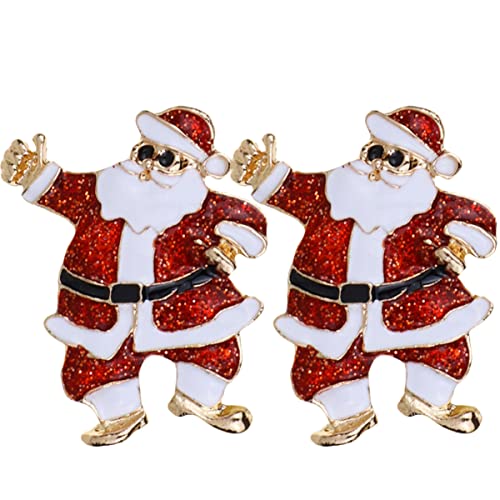 Healvian 3 Sätze Weihnachtsmann Brosche Corsage Schmuck Mode Broschen Für Frauen Weihnachtsaccessoires Geschenkidee Für Weihnachten 2 Stück * 3 von Healvian