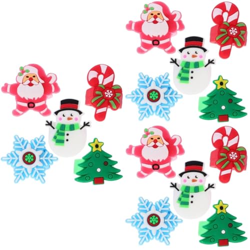Healvian 3 Sätze Weihnachtsringe Für Süße Finger Ringe Mit Weihnachtsmotiven Für Partys Und Festliche Anlässe Mit Designs Wie Schneemann Weihnachtsbaum Und 30 Stück * 3 Healvian 3 Sätze Weihnachtsringe Für Süße Finger Ringe Mit Weihnachtsmotiven Für Partys Und Festliche Anlässe Mit Designs Wie Schneemann Weihnachtsbaum Und 30 Stück * 3 von Healvian