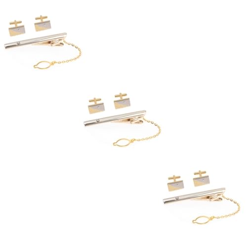 Healvian 3 Sets Goldene Manschettenknöpfe Krawattenklammer Für Hemd Schlüssel Goldene Krawattenklammer Krawattenklammern Für Männer Männliche Krawattenklammer Strass Healvian 3 Sets Goldene Manschettenknöpfe Krawattenklammer Für Hemd Schlüssel Goldene Krawattenklammer Krawattenklammern Für Männer Männliche Krawattenklammer Strass von Healvian