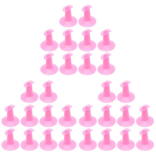 Healvian 3 Sets Nail Art Übungshand-set Kunststoff-fingerstütze Für Frauen Nägel Ständer 10 Stück * 3 von Healvian
