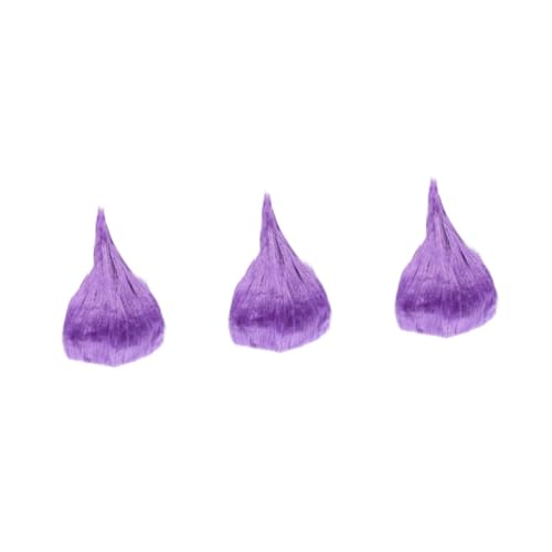 Healvian 3 Stck. Halloween Karneval Perücke Flammenform Synthetische Fasern Cosplay Party Zubehör für Erwachsene von Healvian