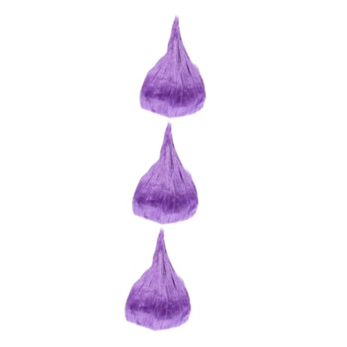 Healvian 3 Stck. Halloween Perücke Flammenform Karneval Kostüm Perücke Hochwertiger Synthetischer Verstellbares Innennetz für Erwachsene für Party und Cosplay von Healvian