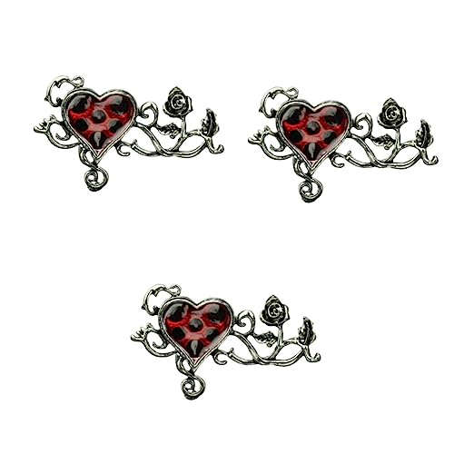 Healvian 3 Stck. Retro Gothic Ring Mode- Rosenrebenring Ring im gotischen Stil Modeschmuck von Healvian