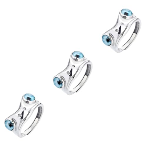 Healvian 3 Stück Frosch Ring für Frauen Verspielter Offener Ring im Tierischen Design für Teenager Robustem Legierungs Material Gefertigt Elegant Healvian 3 Stück Frosch Ring für Frauen Verspielter Offener Ring im Tierischen Design für Teenager Robustem Legierungs Material Gefertigt Elegant von Healvian