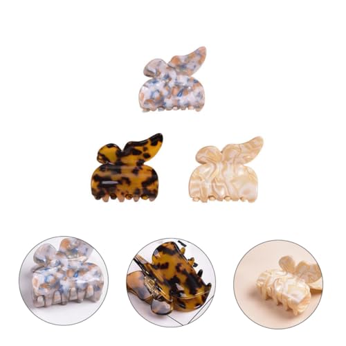 Healvian 3 Stück Geometrische Haarklammern Kreative Haarschmuck Clips für Frauen Dekorative Haarspangen Praktisch und Langlebig Passend für Verschiedene Frisuren und Zufällige Farbe von Healvian