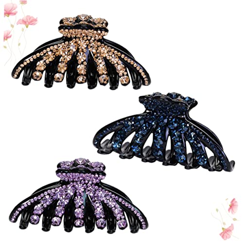 Healvian 3 Stücke Kristall Haar Clips Frauen Clip Für Mädchen Mode Haar Zubehör von Healvian