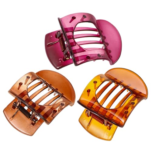 Healvian 3 Stück Haarnadel Französische Haarspangen süßer Klipp klein Haarklammern Haarklauenclip Haardekoration für Frauen Haarclip für dicke Haare Neuheit Haarspangen Stk von Healvian