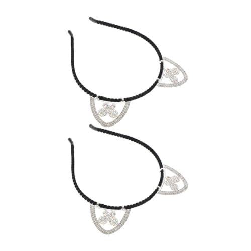 Healvian 3 Stück Katzenohren Haarreif mit Funkelnden Strasssteinen Teiliges für Cosplay Partys und Halloween Stylisches und Bequemes Haaraccessoire für Damen Healvian 3 Stück Katzenohren Haarreif mit Funkelnden Strasssteinen Teiliges für Cosplay Partys und Halloween Stylisches und Bequemes Haaraccessoire für Damen von Healvian