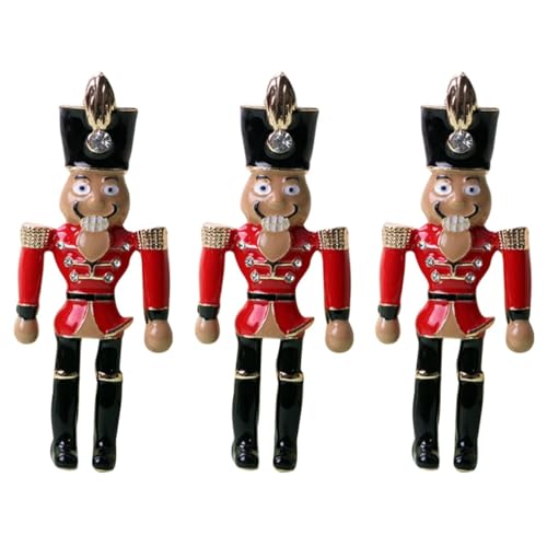 Healvian 3 Stück Kreative Brosche Emaille Weihnachtsbrosche für Kleidung Schals und Taschen Einzigartiges Design Perfektes für Familie und Freunde Healvian 3 Stück Kreative Brosche Emaille Weihnachtsbrosche für Kleidung Schals und Taschen Einzigartiges Design Perfektes für Familie und Freunde von Healvian
