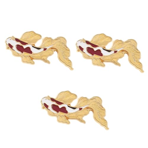 Healvian 3 Stück Kreative Broschen Cartoon Anstecknadeln für Kleidung Schals und Hüte Accessoires für Damen und Herren Broschen Legierung von Healvian