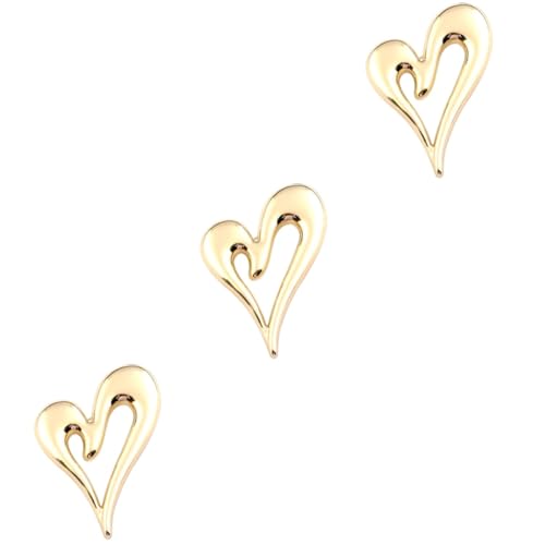 Healvian 3 Stück Liebes Anstecknadeln Boutonniere Anstecknadeln Brosche Für Damen Modische Valentinstags Anstecknadel Liebesherz Brosche Valentinstags Broschen Herz Anstecknadeln Für von Healvian