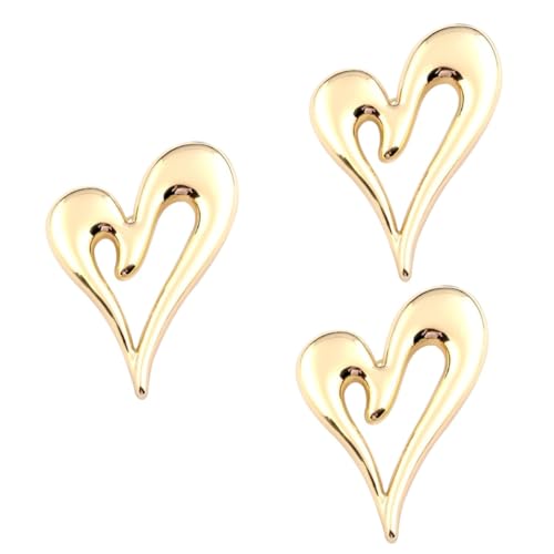 Healvian 3 Stück Liebes Corsage Dekoration Boutonniere Anstecknadeln Broschennadel Schmuck Valentinstag Herz Anstecknadel Valentinstag Brosche Herzbrosche Valentinstag Anstecknadel von Healvian