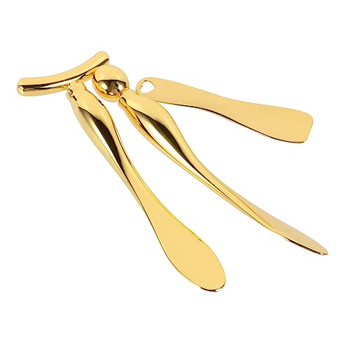 Healvian 3 Stück Multifunktionale Augenmassage Löffel Augencreme Spachtel Gesichtsmassage Stick für Bessere gegen Augenringe und Unebene Hauttöne von Healvian