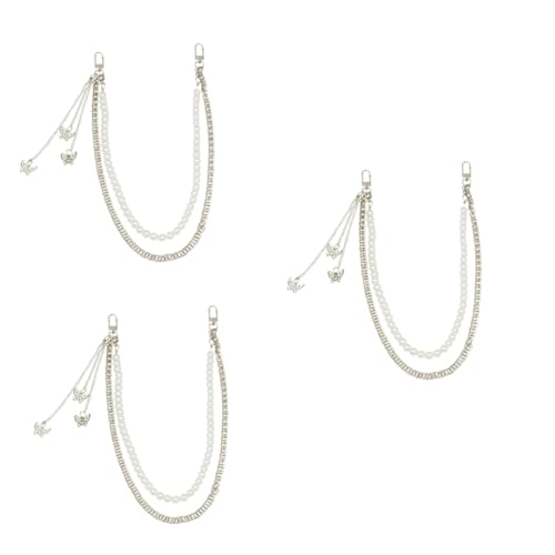 Healvian 3 Stück Multifunktionale Hüftkette mit Imitationsperlen Kette für Damen für Strandpartys Lässige Anlässe Verstellbar mit Robustem Langlebig Perfektes von Healvian