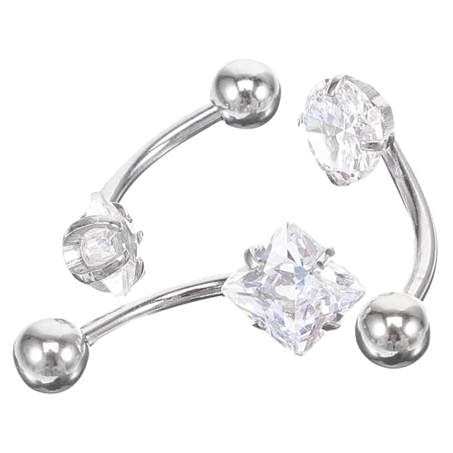 Healvian 3 Stück Nabelring-Set für Frauen Nabelring aus Edelstein durchdringende Nabelringe modeschmuck piercing set Bauchnabelpiercing Schmuck bauchpiercing schmuck Rostfreier Stahl Healvian 3 Stück Nabelring-Set für Frauen Nabelring aus Edelstein durchdringende Nabelringe modeschmuck piercing set Bauchnabelpiercing Schmuck bauchpiercing schmuck Rostfreier Stahl von Healvian