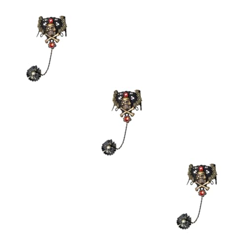 Healvian 3 Stück Piraten Schädel Handkette Damen Halloween Armband mit Schwarzer Spitze Gothic Party Accessoire für Kostüm und Alltag Healvian 3 Stück Piraten Schädel Handkette Damen Halloween Armband mit Schwarzer Spitze Gothic Party Accessoire für Kostüm und Alltag von Healvian
