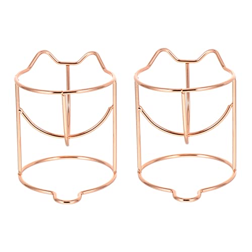 Healvian 3 Stück Schönheits-ei-halter Katze Gestell Machen Organizer Für Make-up-schwammständer Make -up -inhaber Lagerung Biskuit-eierhalter Pulverpuffrockenstange Golden Rostfreier Stahl Healvian 3 Stück Schönheits-ei-halter Katze Gestell Machen Organizer Für Make-up-schwammständer Make -up -inhaber Lagerung Biskuit-eierhalter Pulverpuffrockenstange Golden Rostfreier Stahl von Healvian