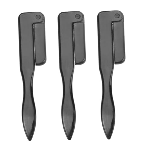 Healvian 3 Stück Teiliges Faltbarer Augenbrauen und Wimpernkämme Langlebige Bürsten für Natürlich Geformte Brauen und Getrennte Wimpern Praktisches Make Up Werkzeug für Damen und Herren von Healvian