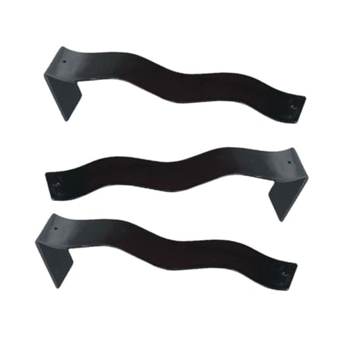 Healvian 3 Stück Teiliges Haarklammer Display Rack aus Schwarzem Haarspangen Organizer für Damen und Mädchen Platzsparender Haarclip Halter für Zuhause und Schmuckgeschäft von Healvian