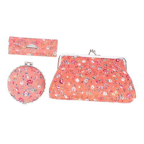 Healvian 3 Stück Teiliges Kosmetikset mit Make Up Tasche Spiegel und Lippenstiftaufbewahrung Stylisches Kompaktes Design für Damen für Schule Arbeit und Freizeit Healvian 3 Stück Teiliges Kosmetikset mit Make Up Tasche Spiegel und Lippenstiftaufbewahrung Stylisches Kompaktes Design für Damen für Schule Arbeit und Freizeit von Healvian