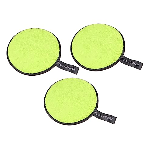 Healvian 3 Stück Teiliges Make Up Entferner Pad Weiche Doppelseitige Gesichtsreinigungspads für Effektive Make Up Entfernung Kosmetisches Zubehör für Farbe Zufällig von Healvian