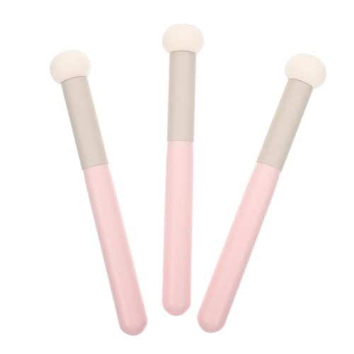 Healvian 3 Stück Teiliges Makeup Schwamm Weiche Dichte Concealer Pinsel Rundes Schwämmchen Trocken Nass Anwendbar für Präzises Auftragen und Nahtloses Finish bei Damen von Healvian