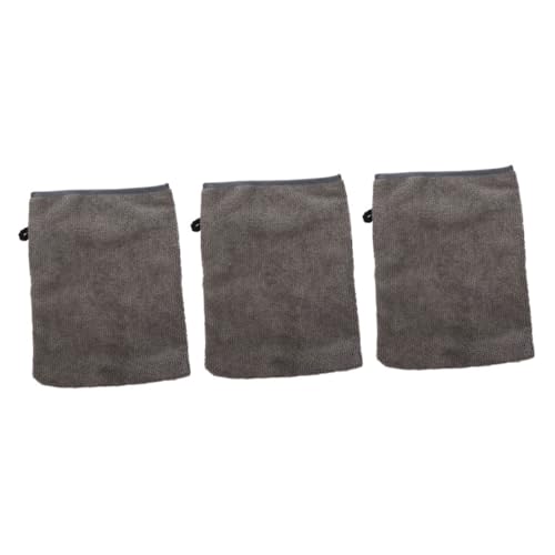 Healvian 3 Stück Teiliges Set Mikrofaser Makeup Entferner Handschuhe Sanfte Reinigungshandschuhe für Gesicht für Empfindliche Haut und Effektive Porenreinigung von Healvian
