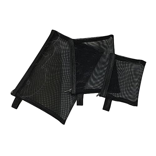 Healvian 3 Stück Teiliges Tragbare Transparente Mesh Kosmetiktaschen mit Reißverschluss Multifunktionaler Toilettenartikel Organizer für Reisen und Kleinteile Praktische Kulturtasche für von Healvian