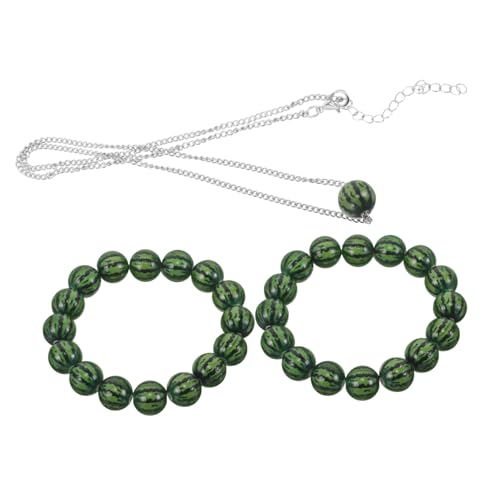 Healvian 3stücke Wassermelonen-armband Verstellbares Boho-design Handgefertigt Aus Langlebigen Materialien Statement-armband Für Alltag Und Partys Tropische Anziehung Für Frauen von Healvian