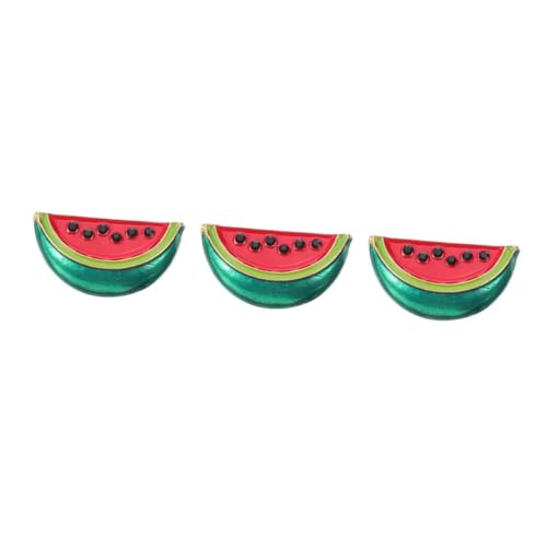 Healvian 3 Stück Teiliges Wassermelonen Broschen aus Langlebiger Legierung Modisch Mini Melonen Design Kreative Schmuckpins für Frauen Passend zu Taschen Pullovern Kleidern Hüten für Alltag von Healvian