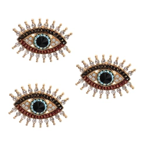Healvian 3 Stück Teufel Augen Brosche Brosche für Schals und Tücher Elegantes Accessoire für Damen für Tägliches Tragen oder Besondere Anlässe von Healvian