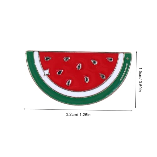 Healvian 3 Stück Wassermelonen Broschen aus Legierung Niedliche Cartoon Pins mit Sicherem Verschluss Vielseitige Anstecknadeln für Damen als Pullover und Cardigan Clips Langlebiger von Healvian