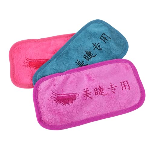 Healvian 3stücke Wimpernverlängerung Handtuch Weiche Und Bequeme Pad Für Augenbrauen Makeup Anwendungen Farbenauswahl Weiß Effizientes Zubehör Für Wimpernverlängerungen von Healvian