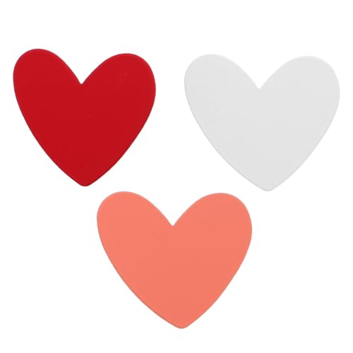 Healvian 3-teilige Herzbrosche: Retro-Herz-Reversbrosche – Emaille-Anstecknadel aus Zinklegierung – Valentinstags- und Hochzeitsparty-Accessoires für Kleidung, Hüte, Taschen und Pullover von Healvian