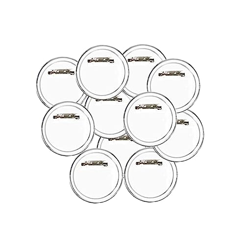 Healvian 30 Stück Bastelbedarf Abzeichen Klare Knöpfe Mit Ansteckern Mit Anstecknadel Acryl Design Knöpfe Klare Knöpfe Abzeichen Kit von Healvian