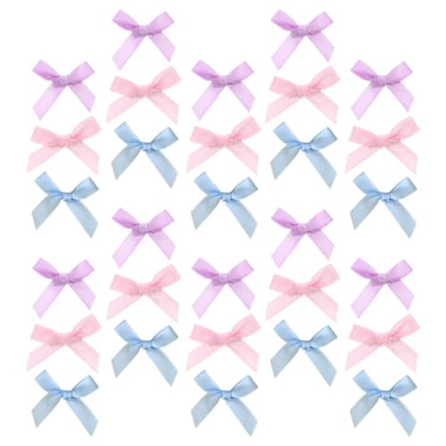 Healvian 30 Stück Kleine Schleifenklammern Mini-Haarschleifen Mini-Bowknot-Haarspangen Kawaii-Haar-Accessoires Für Frauen von Healvian